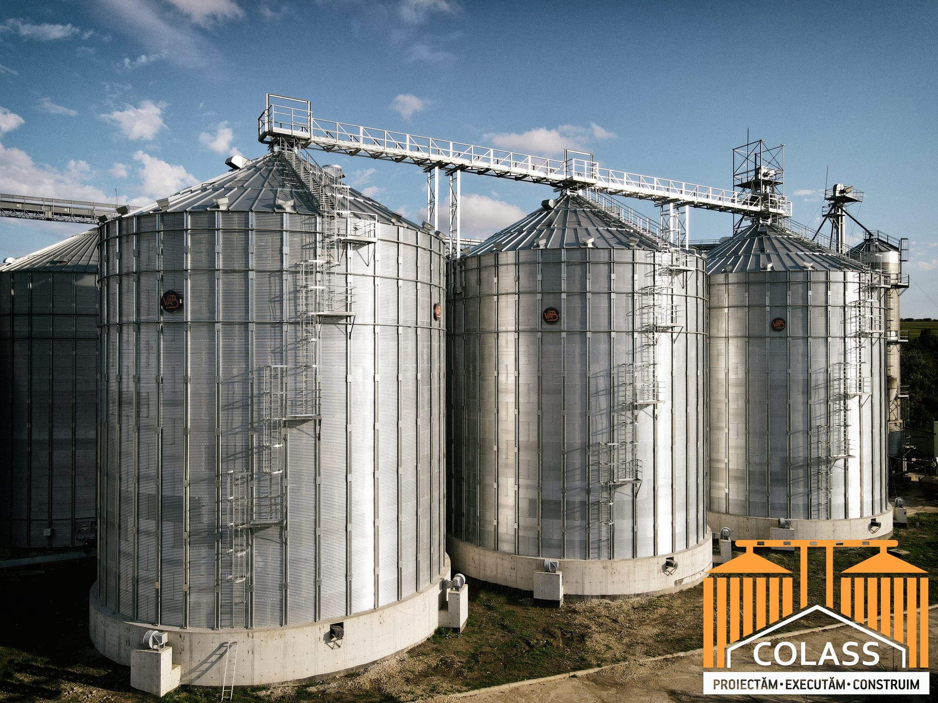 Complex de silozuri pentru păstrarea cerealelor 15 000 m3