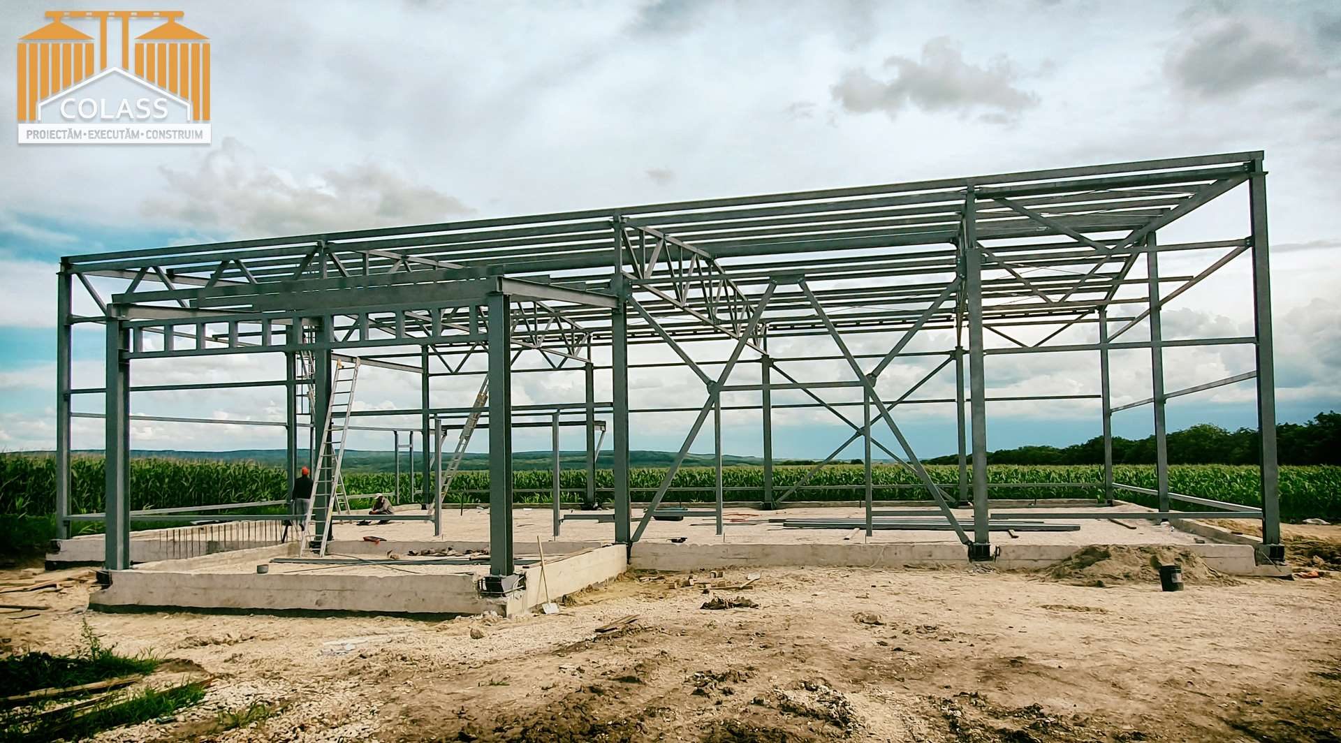 Construcția depozitului frigorific de 300 tone s. cobani, r-ul glodeni structuri metalice - 4