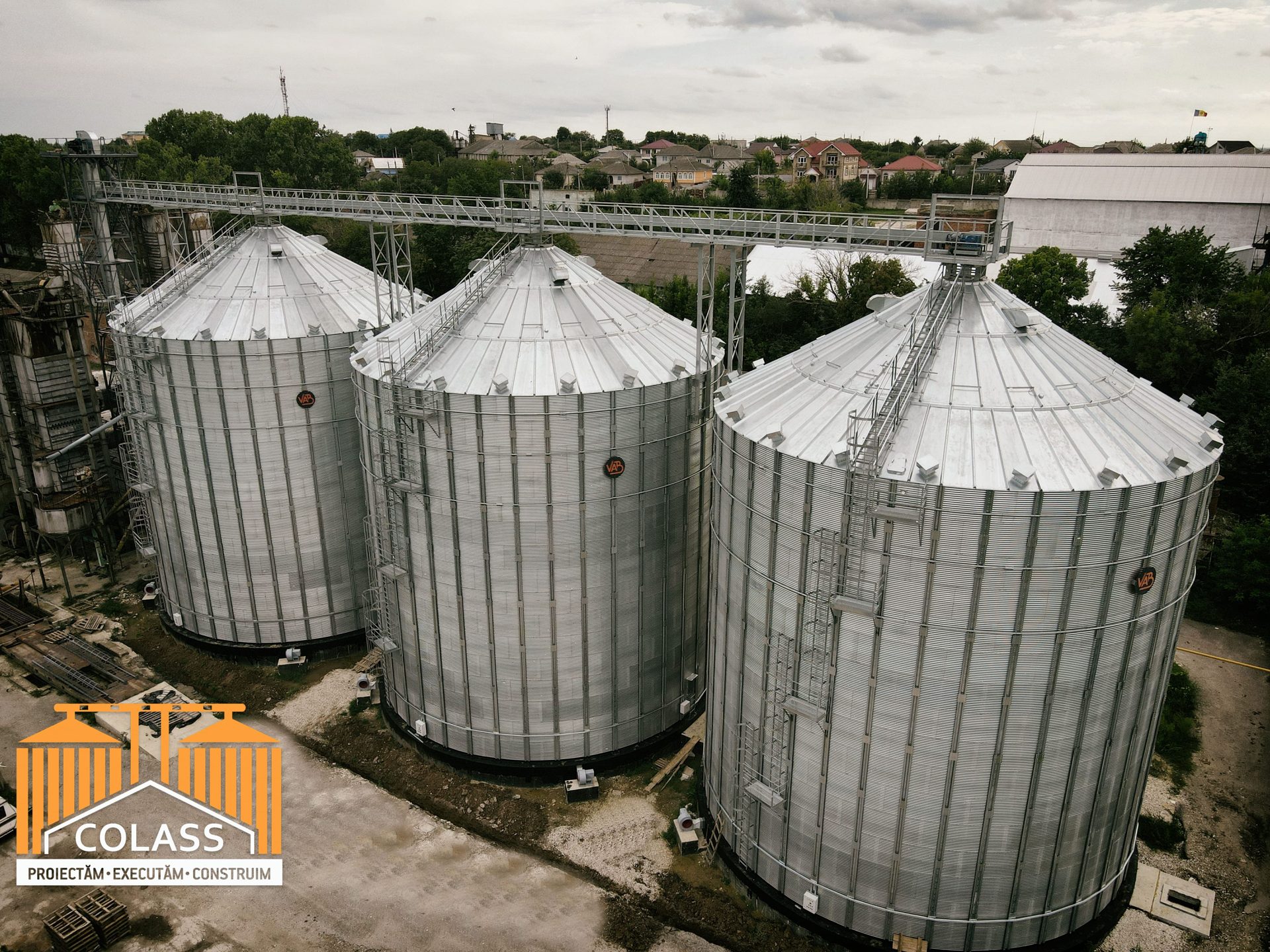 Complex pentru păstrarea cerealelor 12 000 t. - 2
